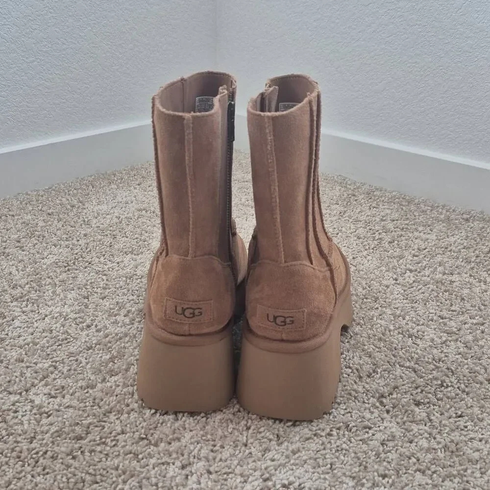 UGG Twin Seam New Heights Boots Brown Size 7